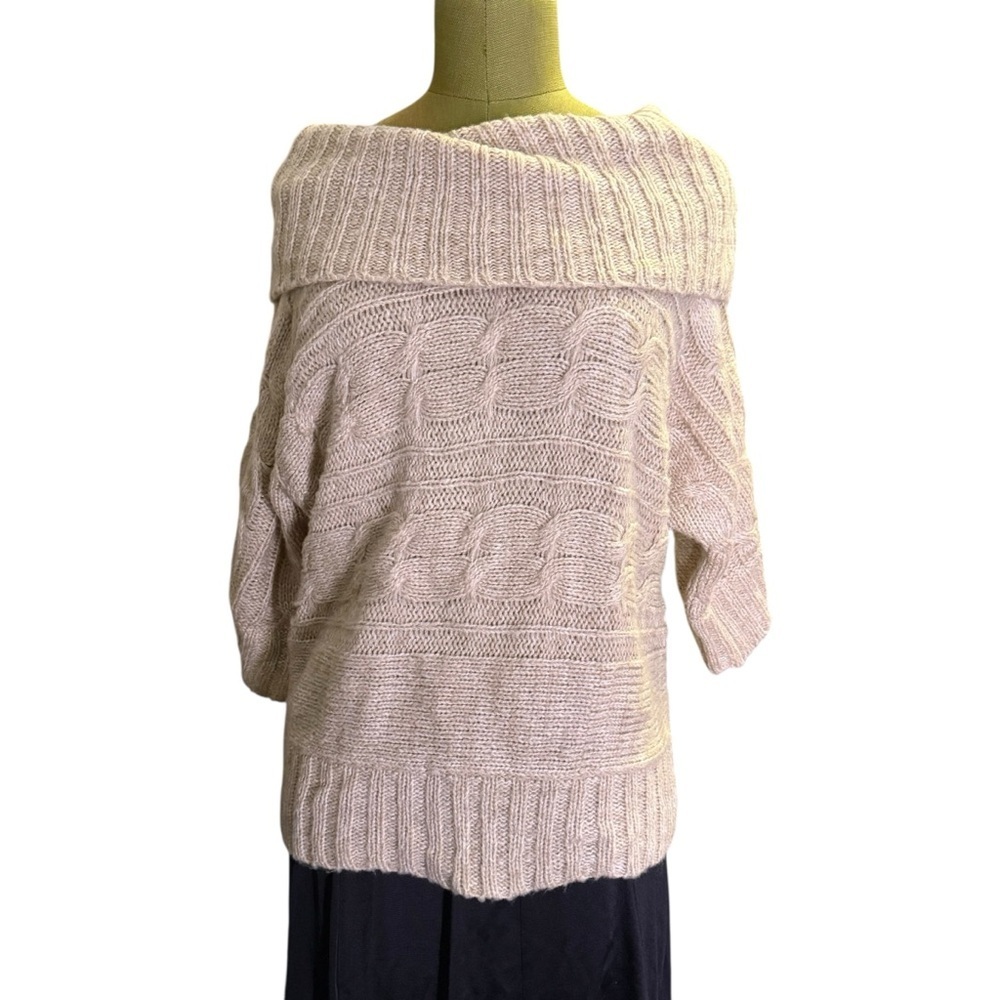 It's Our Time Off-Shoulder Sweater - Cream